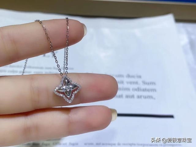 珠宝欣赏---钻石星星项链