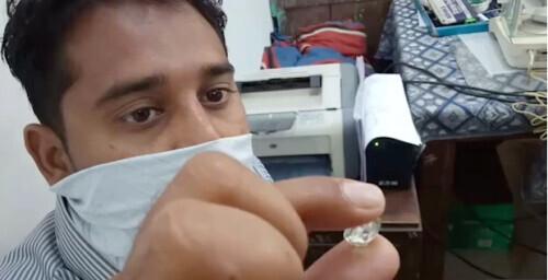 印度矿工发现10.69克拉钻石 系他第二次发现钻石